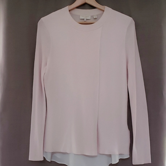 Ted Baker dressy light feminine two layer sweater - Picture 2 of 4